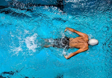 Photo d'un nageur